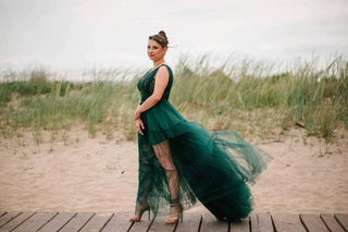 Fairytale Tulle Gown in green - Dresses Dioma