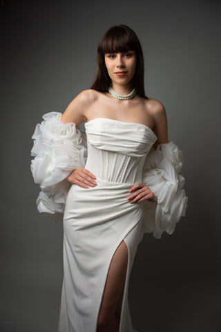 Floral Volumetric 3D Rose Cape - Rosella