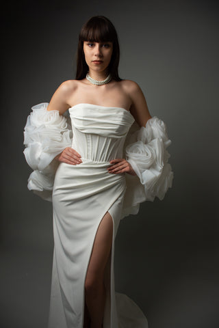 Floral Volumetric 3D Rose Cape - Rosella